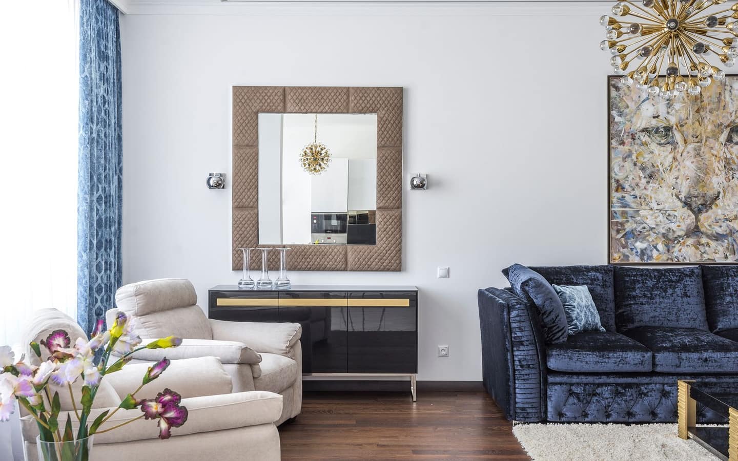 Warm, comfortable living room in a Newcastle family home heated by a system boiler